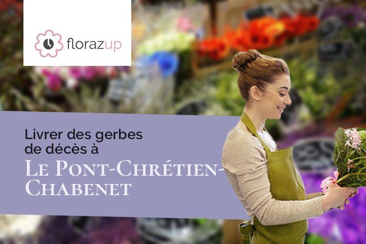 coeurs de fleurs pour un enterrement à Le Pont-Chrétien-Chabenet (Indre/36800)