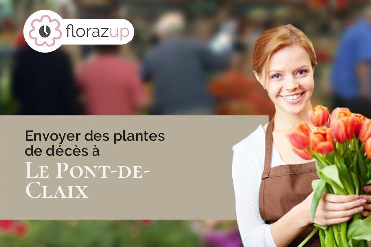 coupes de fleurs pour un deuil à Le Pont-de-Claix (Isère/38800)
