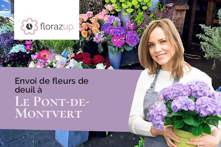 bouquets de fleurs pour un décès à Le Pont-de-Montvert (Lozère/48220)