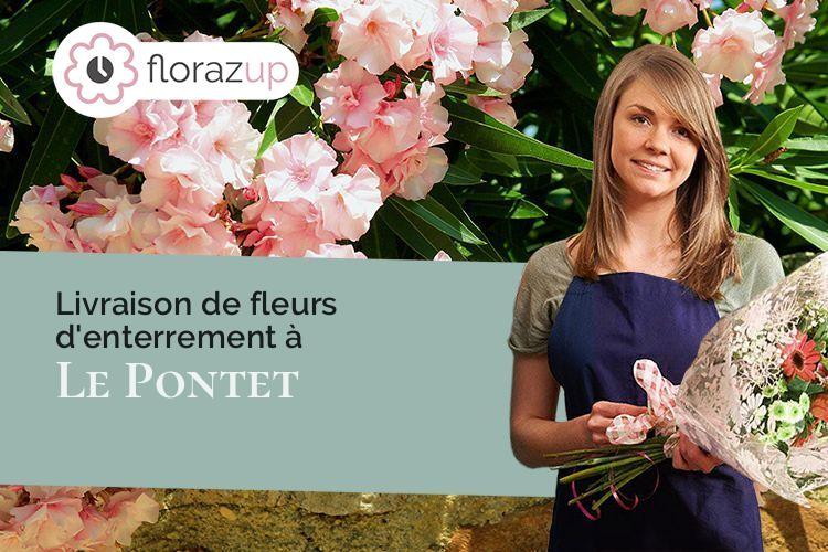 coeur de fleurs pour un enterrement à Le Pontet (Vaucluse/84130)