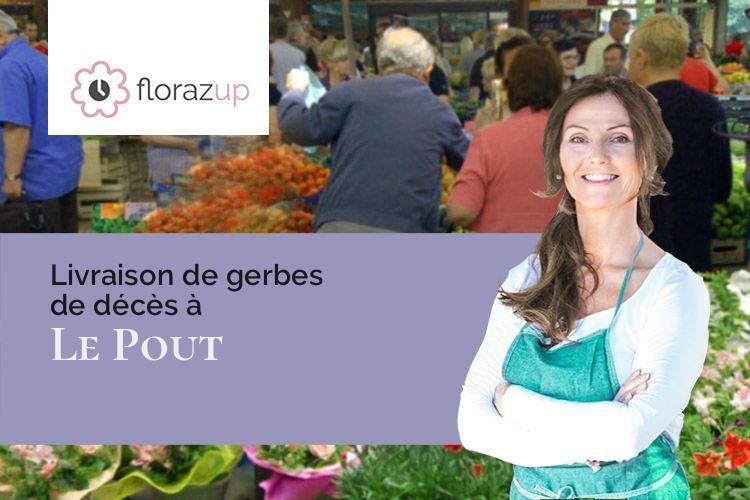 créations florales pour des funérailles à Le Pout (Gironde/33670)