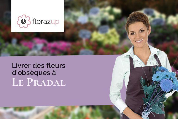 gerbes de fleurs pour un enterrement à Le Pradal (Hérault/34600)