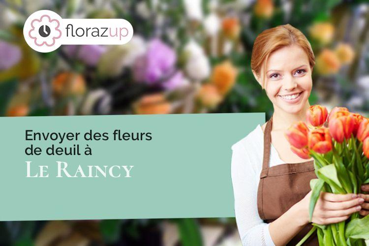 compositions de fleurs pour un enterrement à Le Raincy (Seine-Saint-Denis/93340)