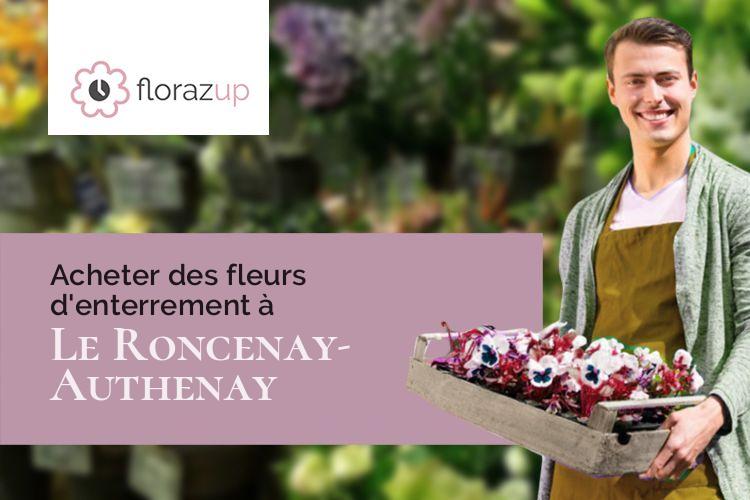coeurs de fleurs pour un décès à Le Roncenay-Authenay (Eure/27240)