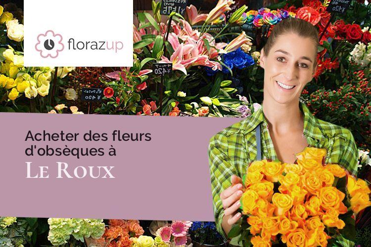 couronnes de fleurs pour un décès à Le Roux (Ardèche/07560)