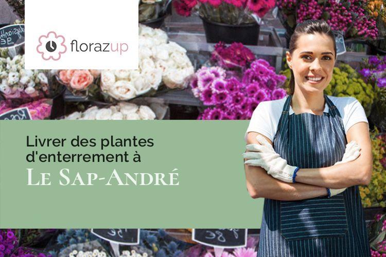 créations de fleurs pour des funérailles à Le Sap-André (Orne/61230)