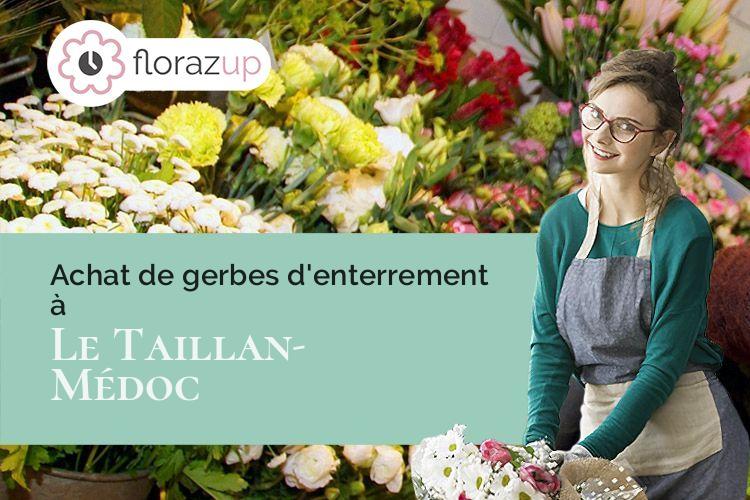 couronnes de fleurs pour un deuil à Le Taillan-Médoc (Gironde/33320)