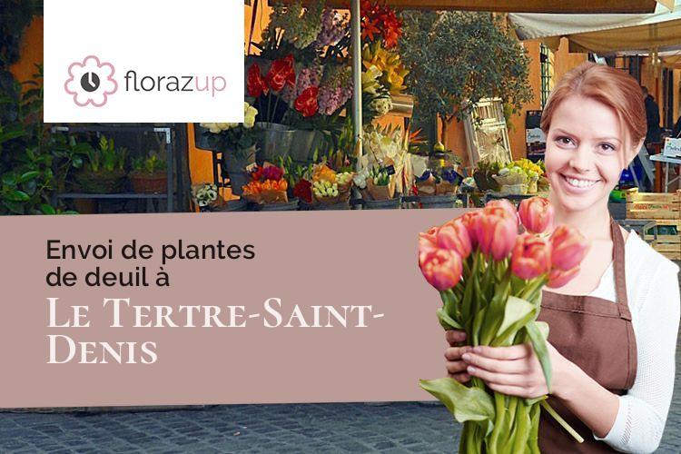 compositions florales pour des funérailles à Le Tertre-Saint-Denis (Yvelines/78980)