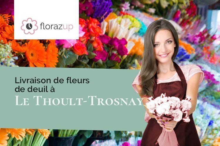 gerbes de fleurs pour un décès à Le Thoult-Trosnay (Marne/51210)