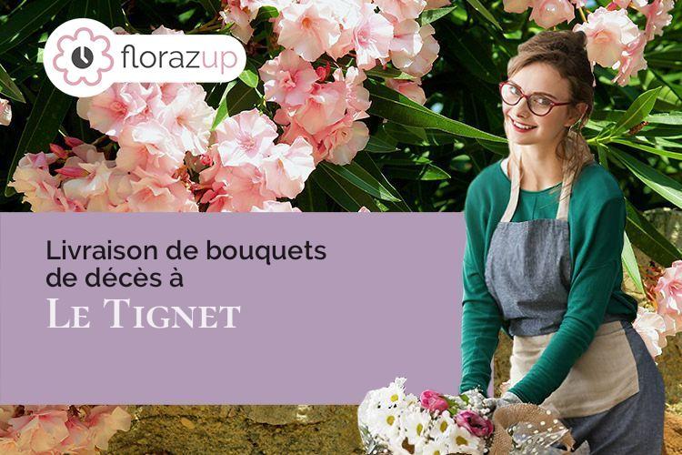 créations florales pour un enterrement à Le Tignet (Alpes-Maritimes/06530)
