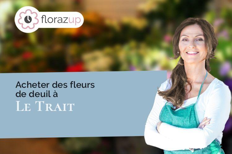 créations de fleurs pour un deuil à Le Trait (Seine-Maritime/76580)