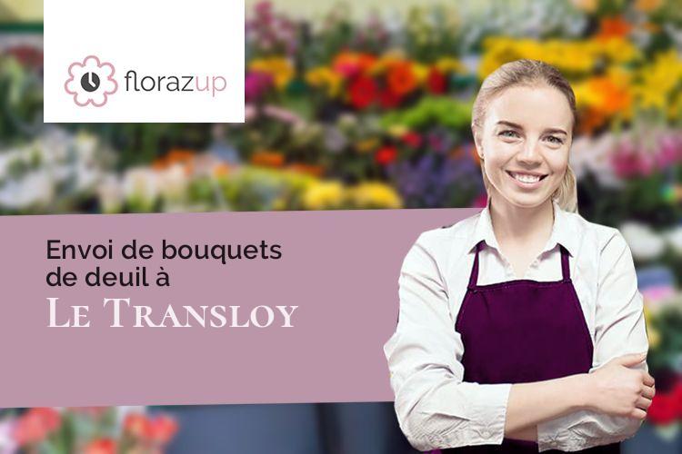 créations florales pour un décès à Le Transloy (Pas-de-Calais/62450)