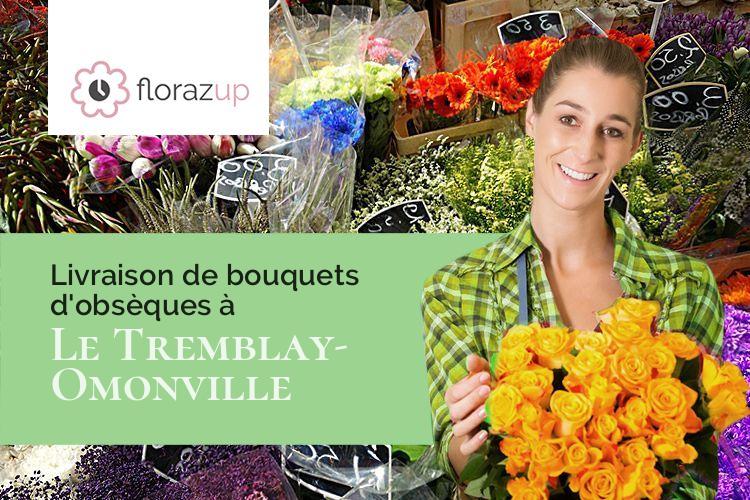 créations de fleurs pour un décès à Le Tremblay-Omonville (Eure/27110)