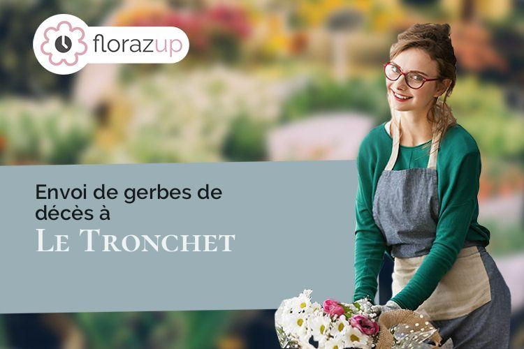 couronnes florales pour des obsèques à Le Tronchet (Ille-et-Vilaine/35540)