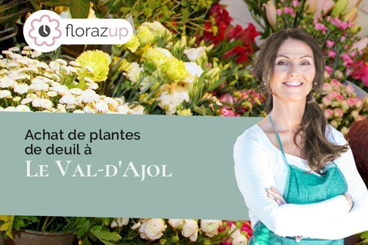 compositions florales pour des funérailles à Le Val-d'Ajol (Vosges/88340)