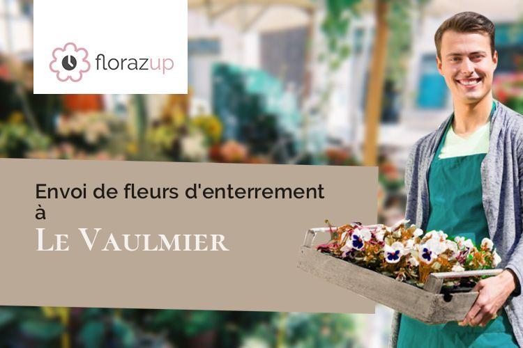 couronnes florales pour des obsèques à Le Vaulmier (Cantal/15380)