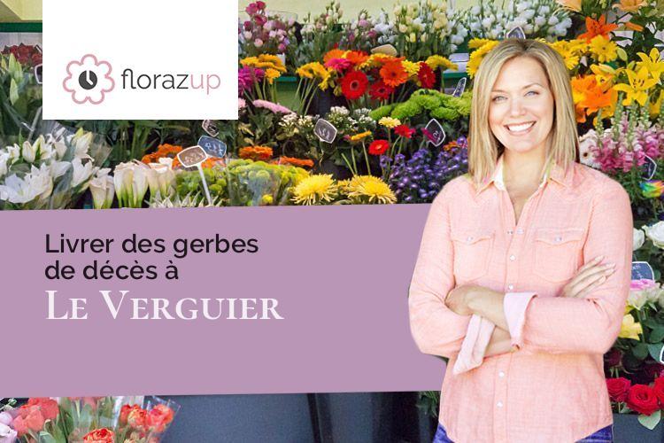 créations florales pour un enterrement à Le Verguier (Aisne/02490)