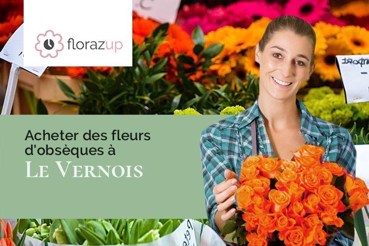 créations florales pour un décès à Le Vernois (Jura/39210)