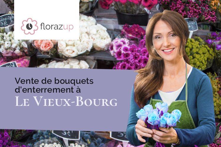 bouquets de fleurs pour un décès à Le Vieux-Bourg (Côtes-d'Armor/22800)
