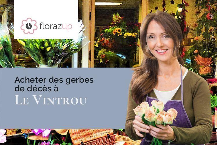 créations florales pour un enterrement à Le Vintrou (Tarn/81240)