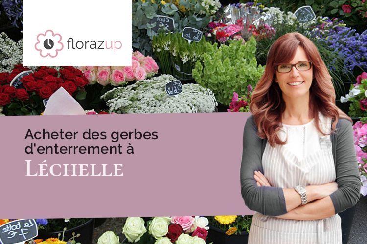 gerbes de fleurs pour des obsèques à Léchelle (Pas-de-Calais/62124)