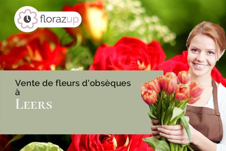 bouquets de fleurs pour un deuil à Leers (Nord/59115)