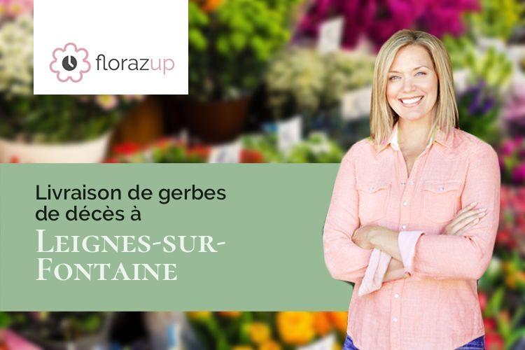 plantes pour un décès à Leignes-sur-Fontaine (Vienne/86300)