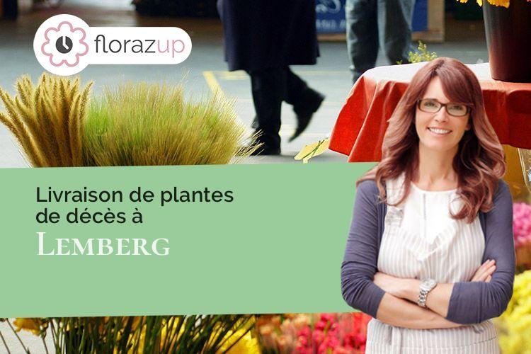 créations florales pour des obsèques à Lemberg (Moselle/57620)