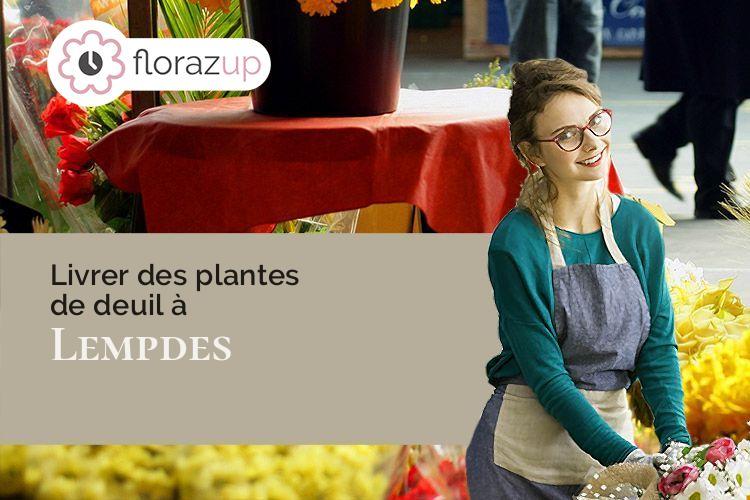 compositions de fleurs pour une crémation à Lempdes (Puy-de-Dôme/63370)