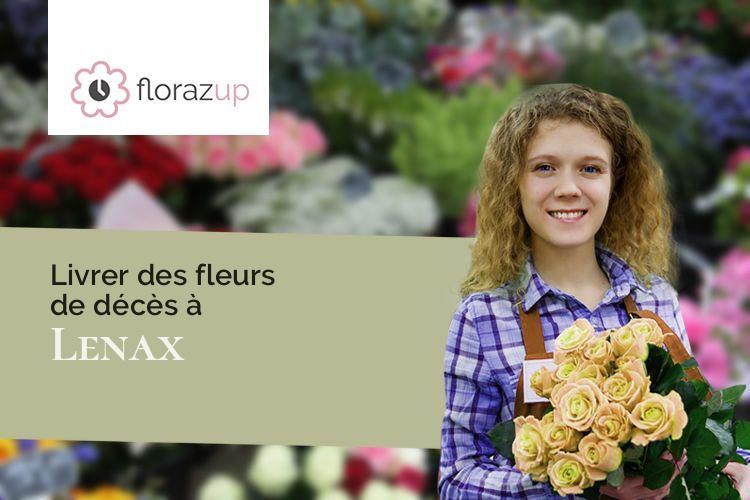 couronnes florales pour une crémation à Lenax (Allier/03130)