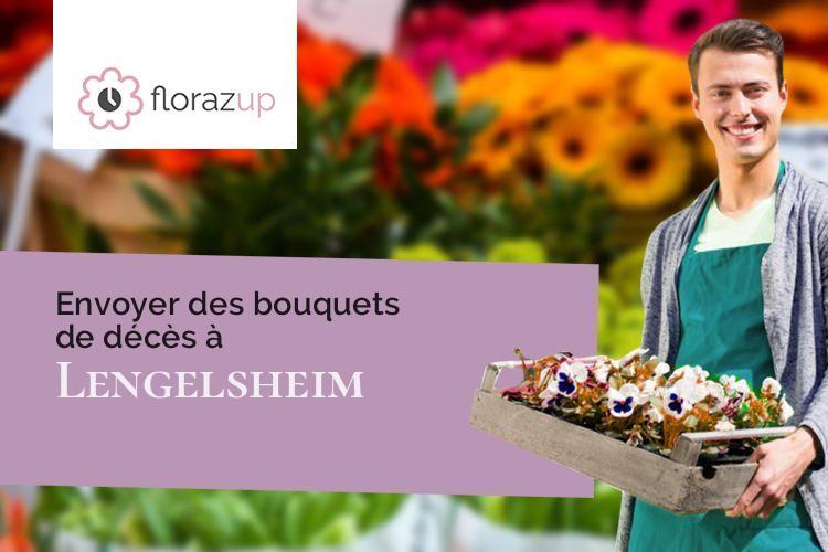 bouquets de fleurs pour un deuil à Lengelsheim (Moselle/57720)