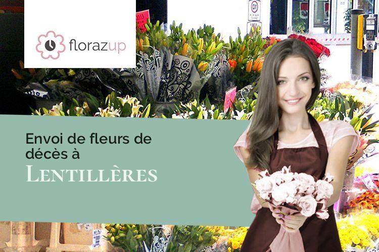 créations florales pour un enterrement à Lentillères (Ardèche/07200)