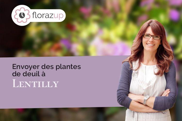 couronnes de fleurs pour un enterrement à Lentilly (Rhône/69210)