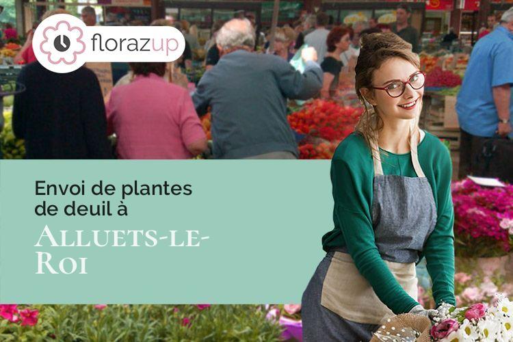 couronnes florales pour une crémation à Alluets-le-Roi (Yvelines/78580)