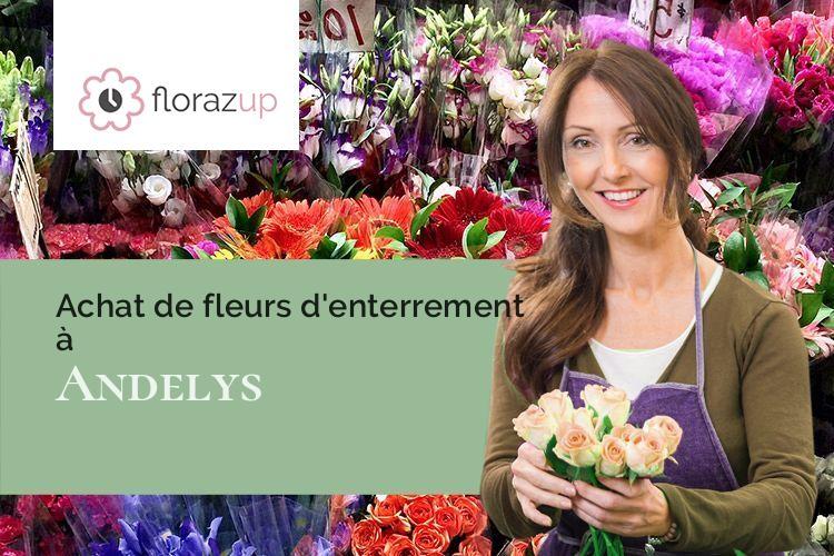compositions de fleurs pour un deuil à Andelys (Eure/27700)
