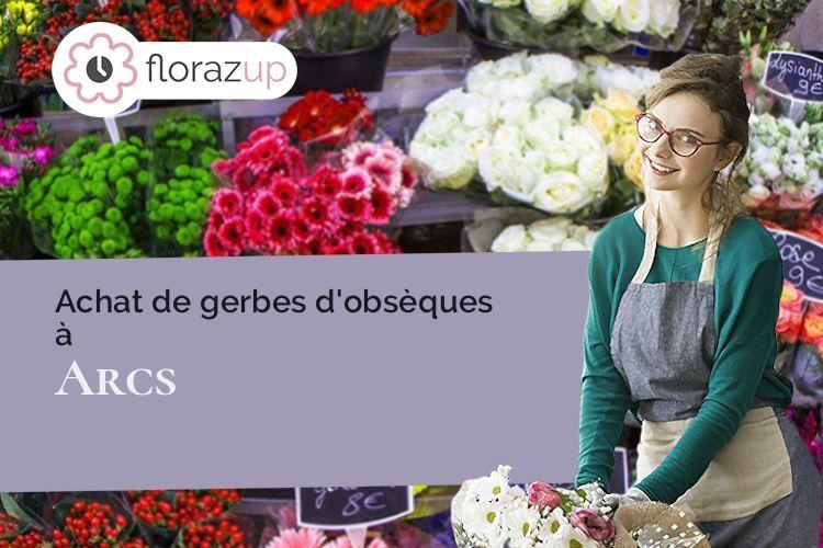 bouquets de fleurs pour un décès à Arcs (Var/83460)