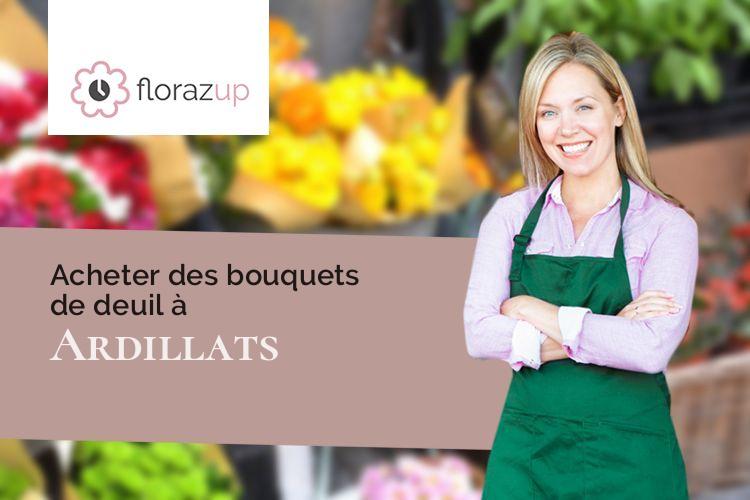 coupes de fleurs pour un décès à Ardillats (Rhône/69430)