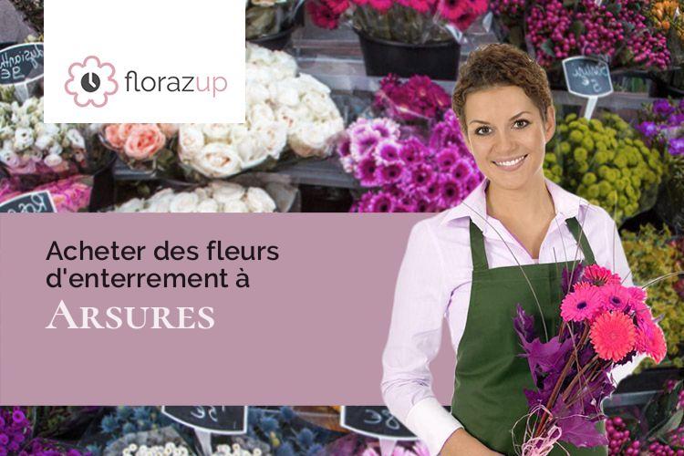compositions florales pour une crémation à Arsures (Jura/39600)