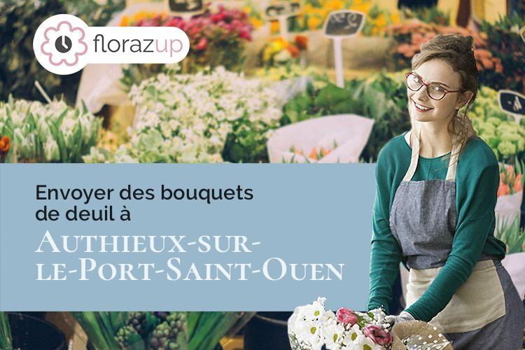 plantes pour des obsèques à Authieux-sur-le-Port-Saint-Ouen (Seine-Maritime/76520)