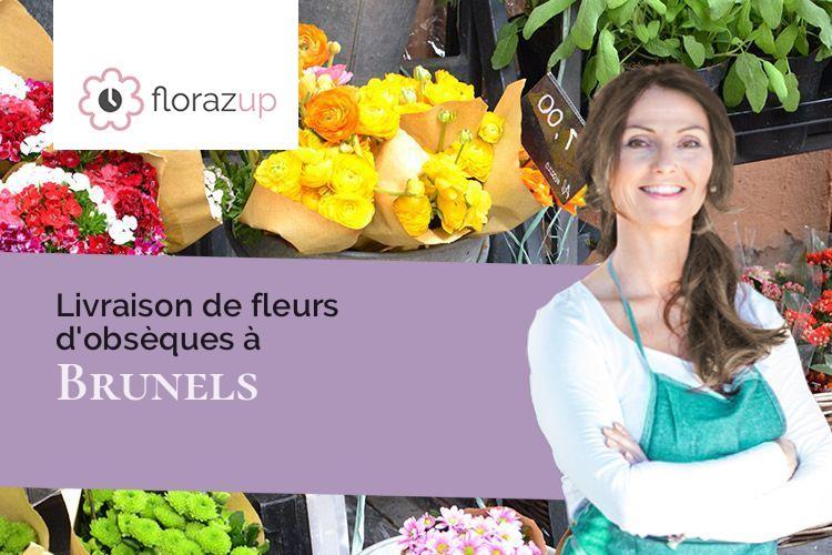 fleurs deuil pour une crémation à Brunels (Aude/11400)