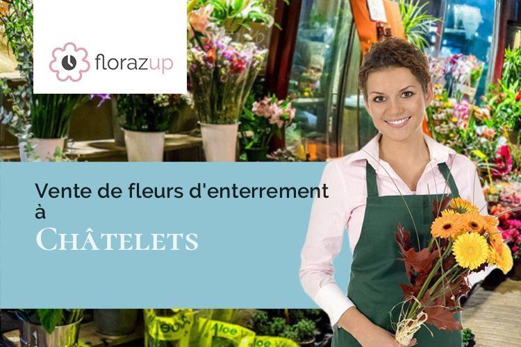 couronnes florales pour des funérailles à Châtelets (Eure-et-Loir/28270)