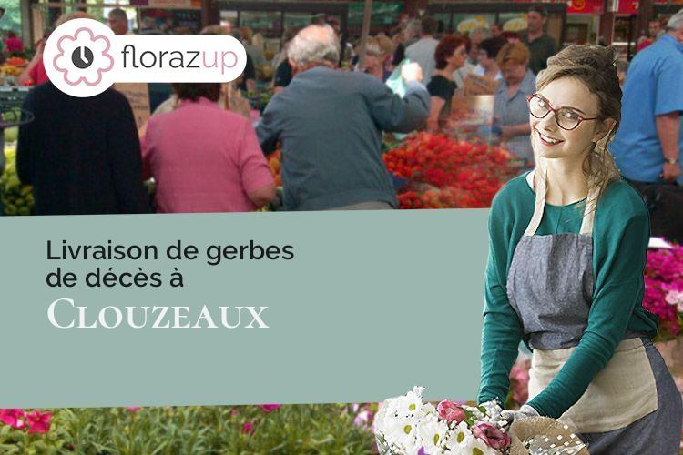 bouquets de fleurs pour des funérailles à Clouzeaux (Vendée/85430)