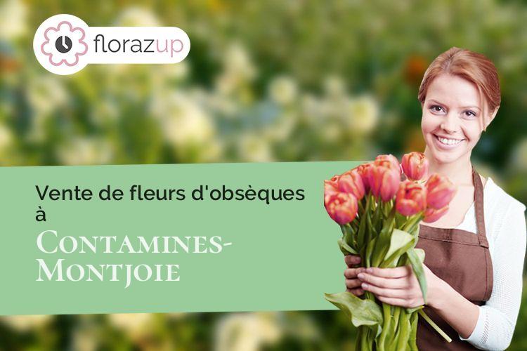 compositions florales pour un deuil à Contamines-Montjoie (Haute-Savoie/74170)