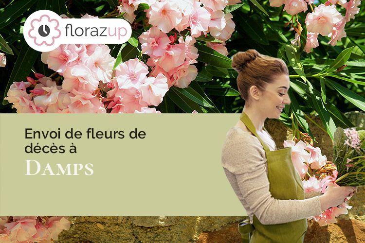 bouquets de fleurs pour un enterrement à Damps (Eure/27340)