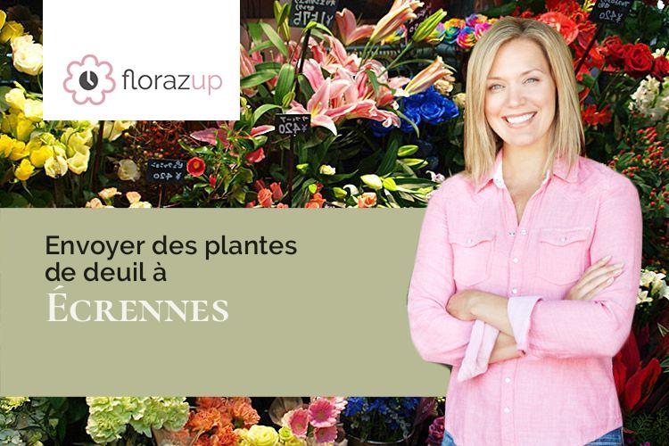 créations florales pour un décès à Écrennes (Seine-et-Marne/77820)