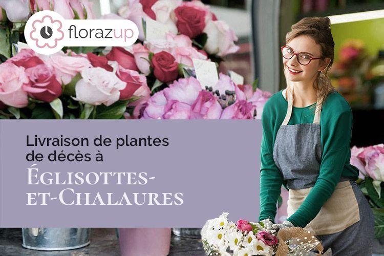 compositions florales pour un décès à Églisottes-et-Chalaures (Gironde/33230)