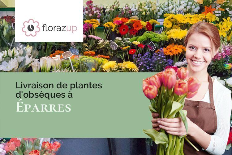 créations florales pour des obsèques à Éparres (Isère/38300)