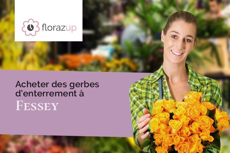 couronnes florales pour des obsèques à Fessey (Haute-Saône/70310)