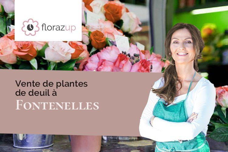coupes de fleurs pour des obsèques à Fontenelles (Doubs/25210)