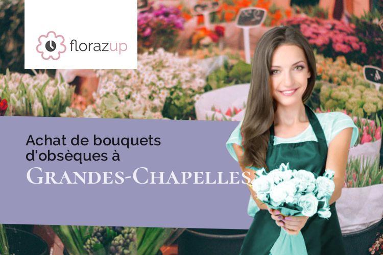 créations florales pour un enterrement à Grandes-Chapelles (Aube/10170)